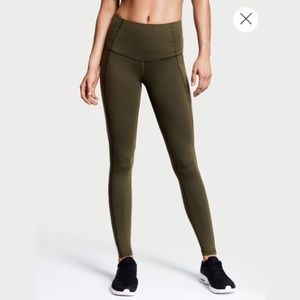 🚫SOLD🚫VSX Olive Green Knockout Leggings with Pockets